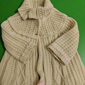 handmade woolen sweater design for baby girl